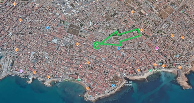 Huoneisto myytävänä paikassa Avenida Habaneras - Curva de Palangre, Torrevieja mukana uima-altaan - 117 000 € (Ref: 9651663)