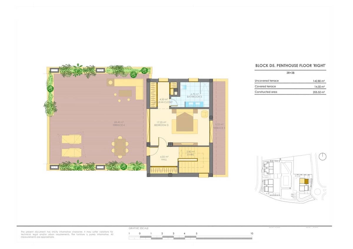 3 bedroom Penthouse for sale in Marbella with pool garage - € 2,595,000 (Ref: 7196105)