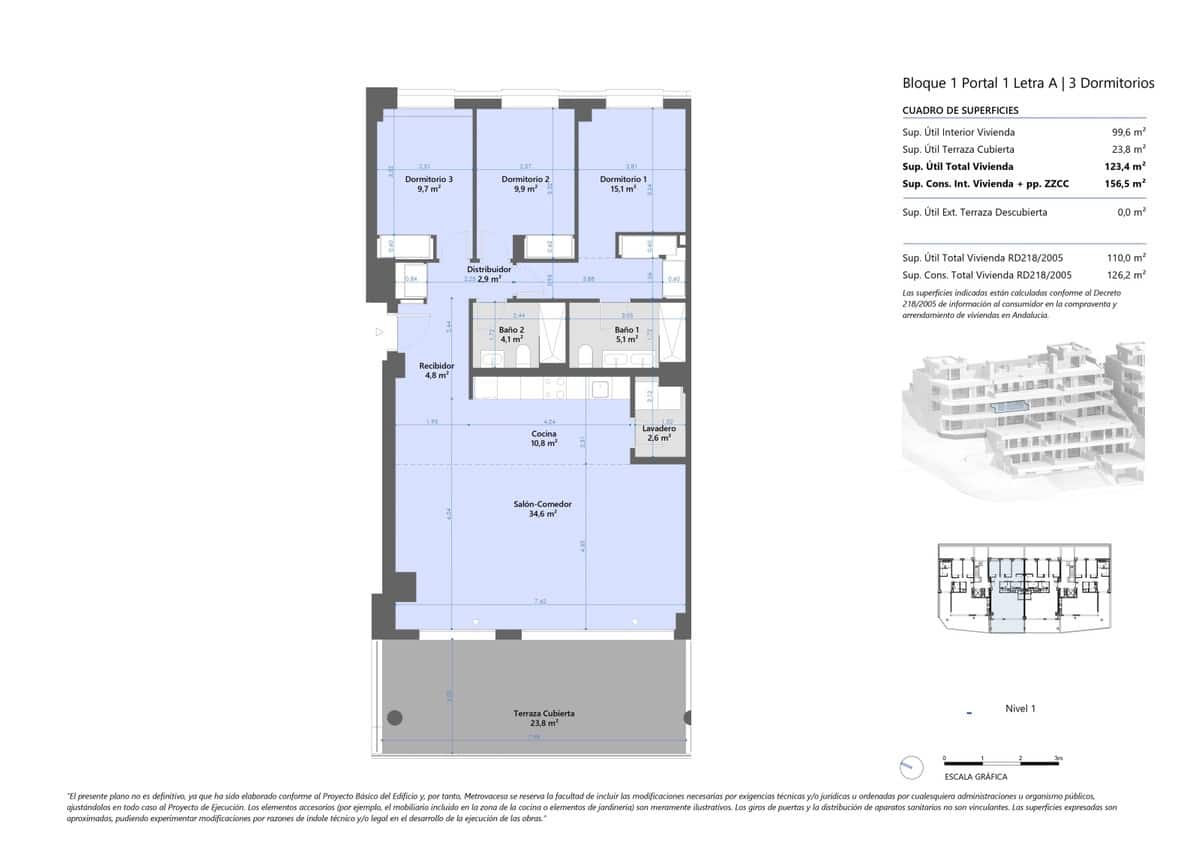 3 bedroom Apartment for sale in Marbella with garage - € 689,000 (Ref: 7383779)