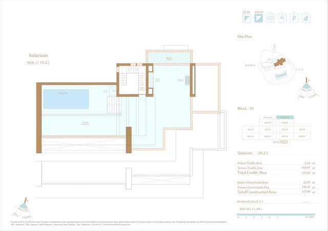 3 chambre Penthouse à vendre à Marbella avec piscine garage - 1 895 000 € (Ref: 7446904)