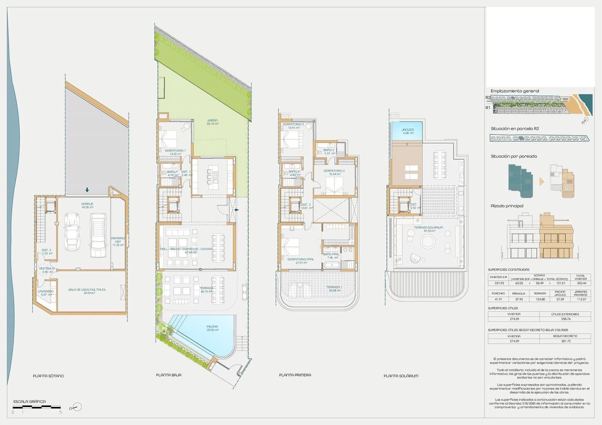 3 camera da letto Villetta Bifamiliare in vendita in Marbella con piscina garage - 3.650.000 € (Rif: 7451307)