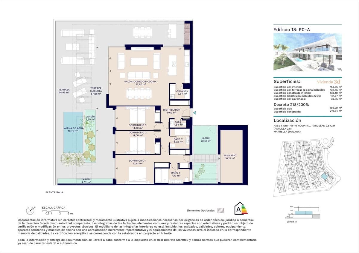 3 sypialnia Apartament na sprzedaż w Marbella z basenem - 1 190 000 € (Ref: 7518529)