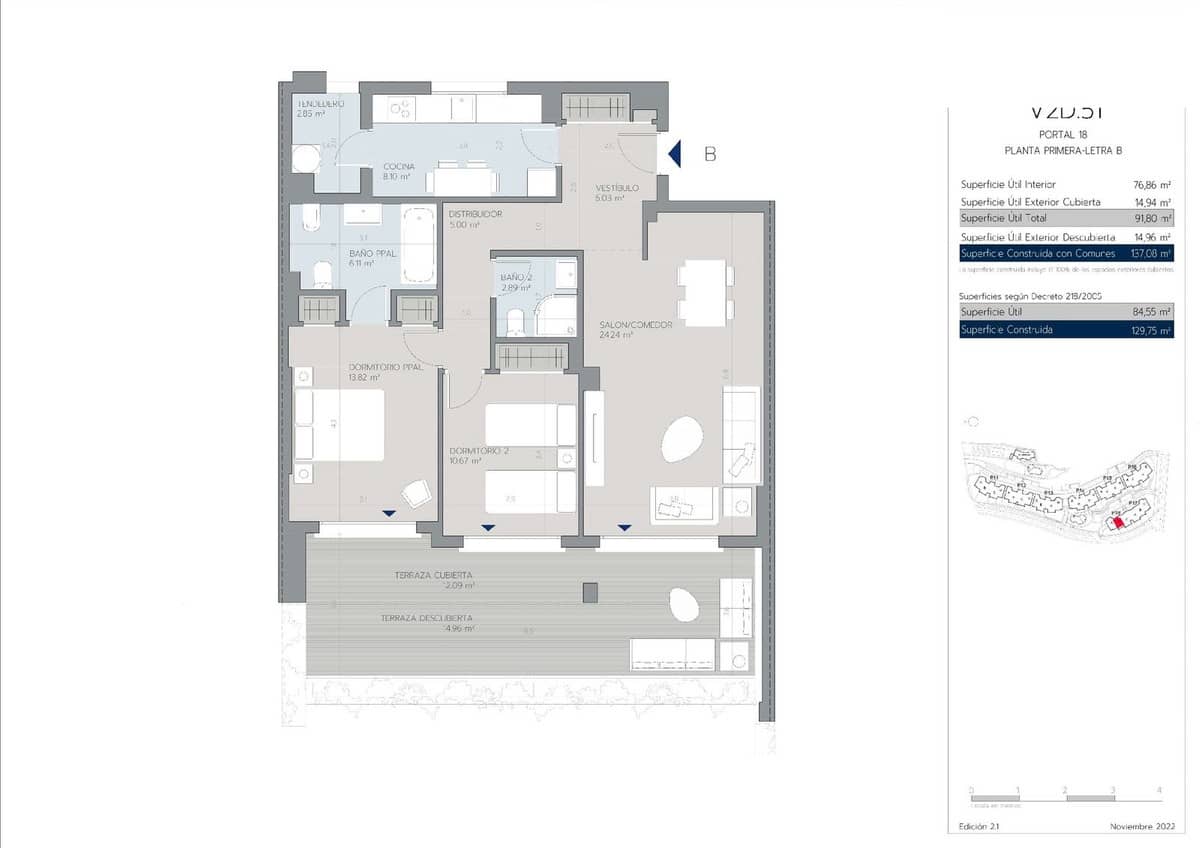 2 quarto Apartamento para venda em Estepona com piscina garagem - 301 000 € (Ref: 7551048)