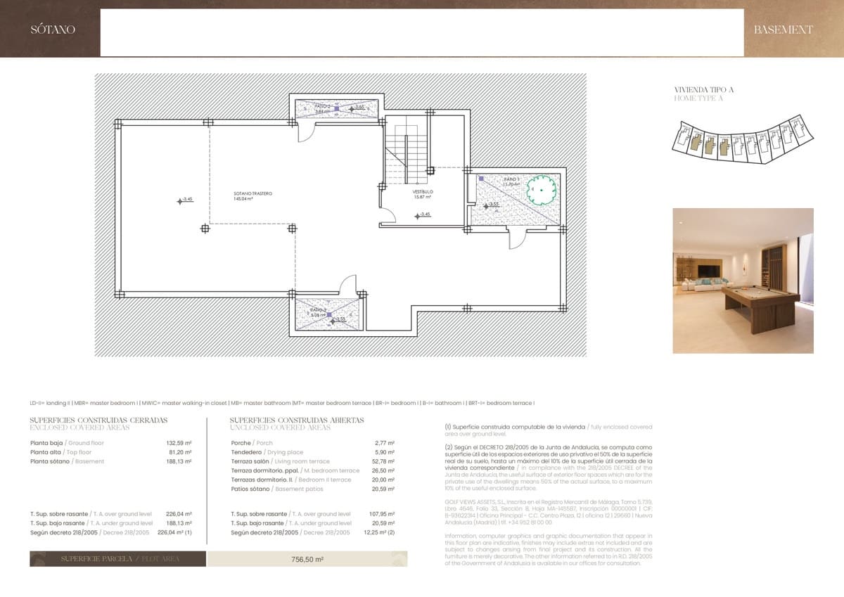 3 soverom Villa til salgs i Estepona med svømmebasseng - € 1 440 000 (Ref: 8228563)