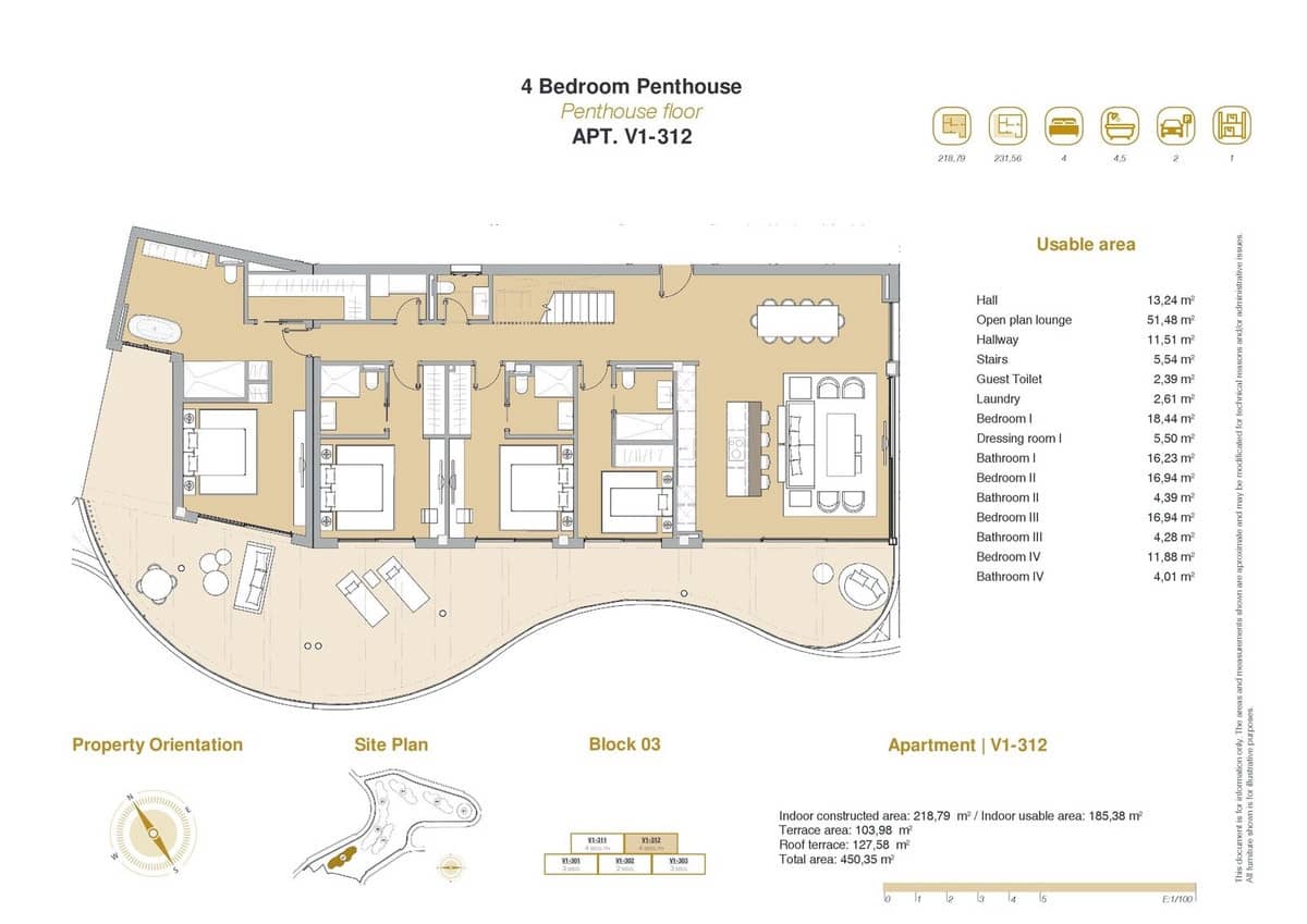 4 bedroom Penthouse for sale in Benahavis with pool garage - € 2,450,000 (Ref: 8271725)