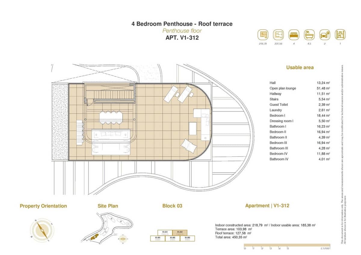 4 bedroom Penthouse for sale in Benahavis with pool garage - € 2,450,000 (Ref: 8271725)