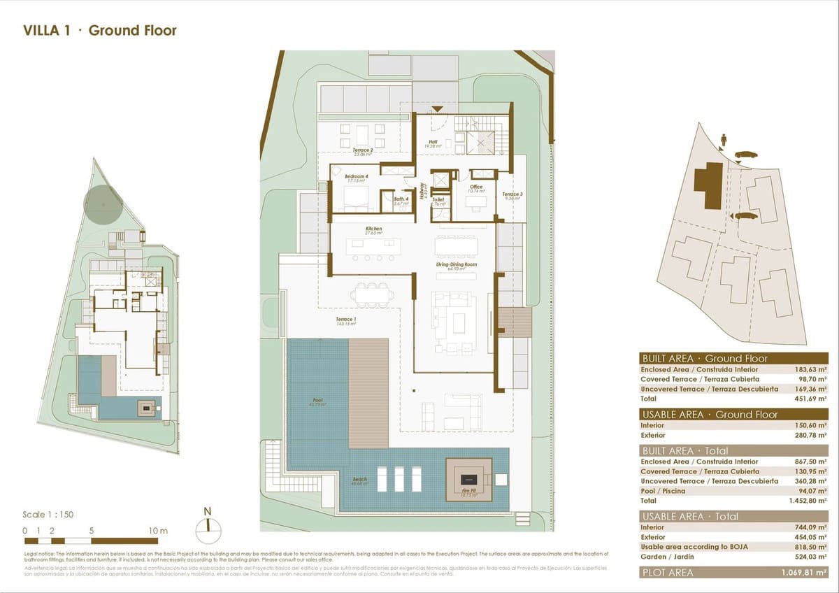 5 sypialnia Willa na sprzedaż w Marbella z basenem garażem - 7 600 000 € (Ref: 8444185)
