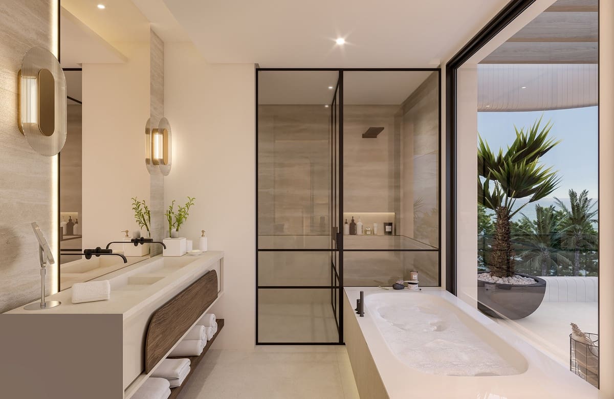 4 sypialnia Penthouse na sprzedaż w Marbella z basenem garażem - 5 500 000 € (Ref: 8602611)