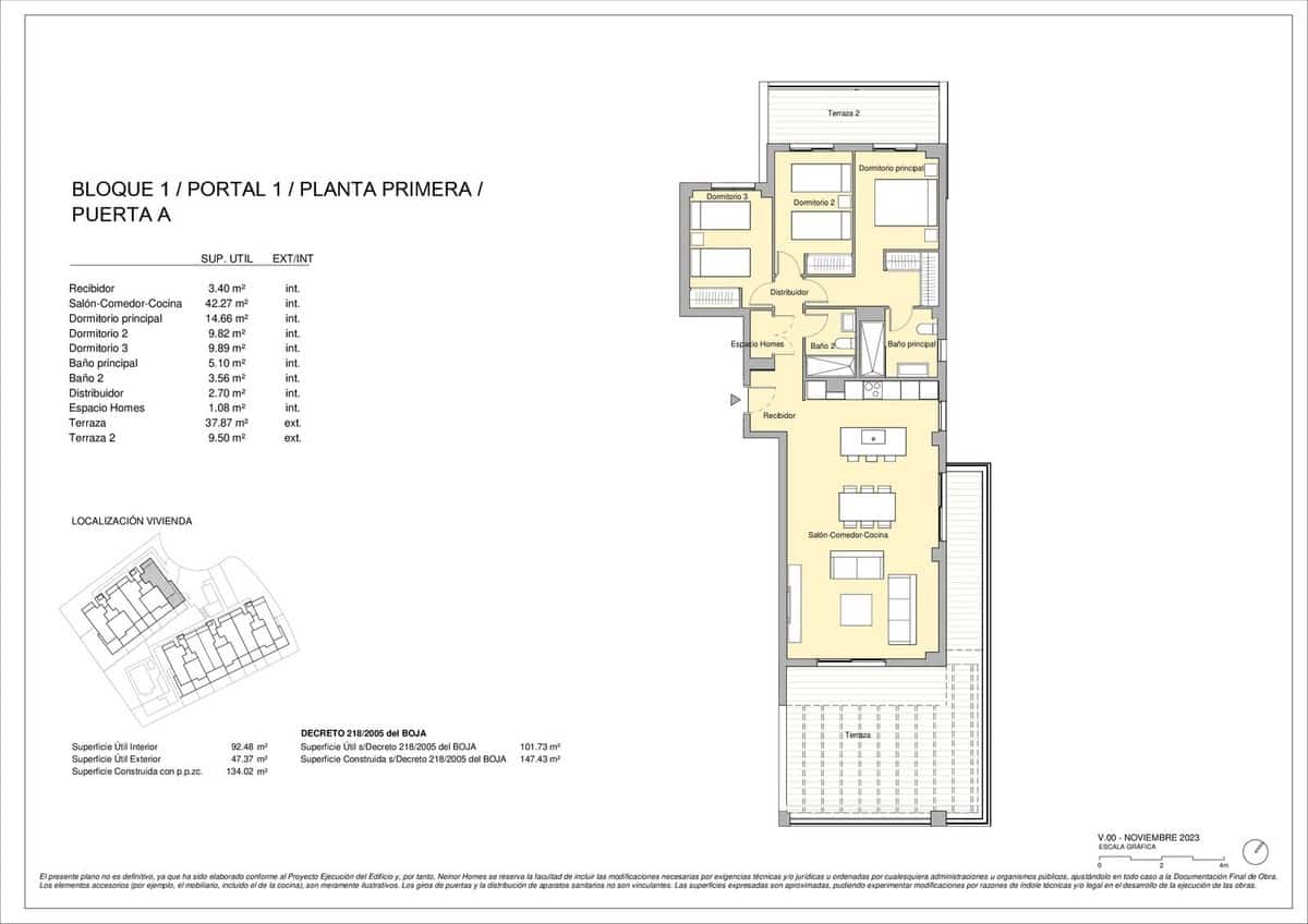 3 bedroom Apartment for sale in Estepona with pool garage - € 412,000 (Ref: 9401659)