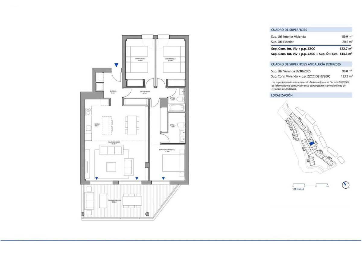 3 slaapkamer Appartement te koop in Estepona met zwembad garage - € 386.000 (Ref: 9401660)