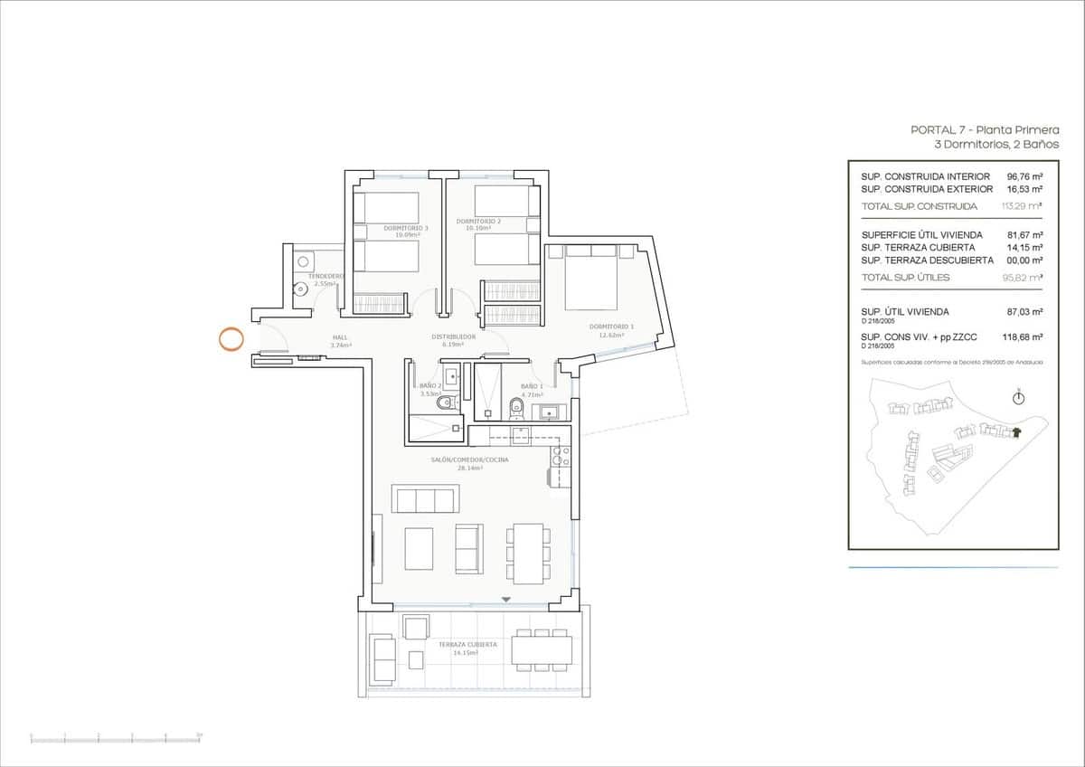 3 slaapkamer Appartement te koop in Mijas met zwembad garage - € 531.000 (Ref: 9401661)