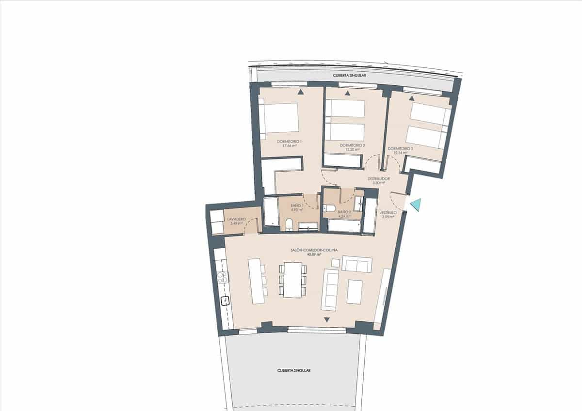 3 soveværelse Lejlighed til salg i Estepona med swimmingpool garage - € 521.000 (Ref: 9401669)