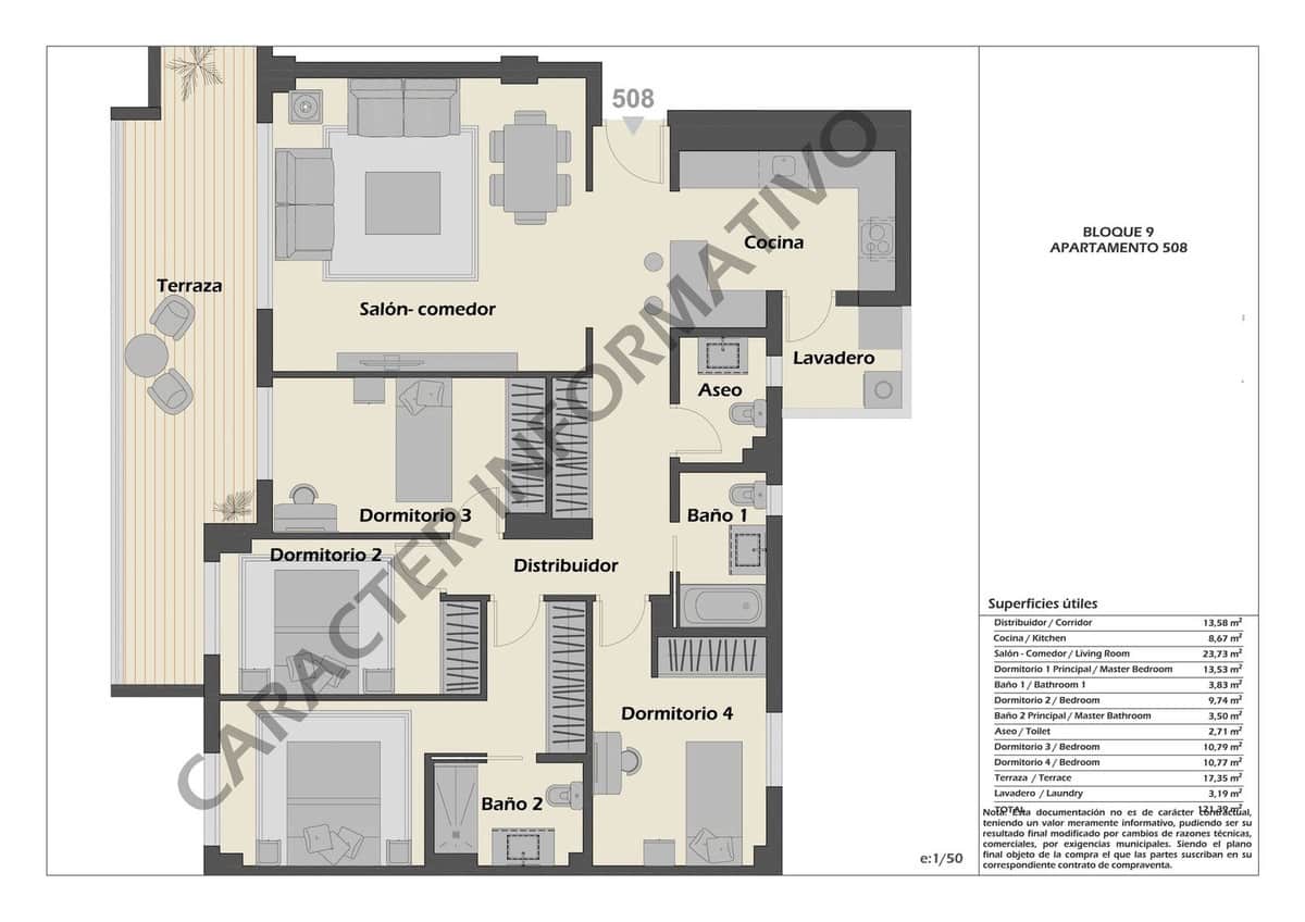 4 bedroom Apartment for sale in Marbella with garage - € 465,000 (Ref: 9401682)