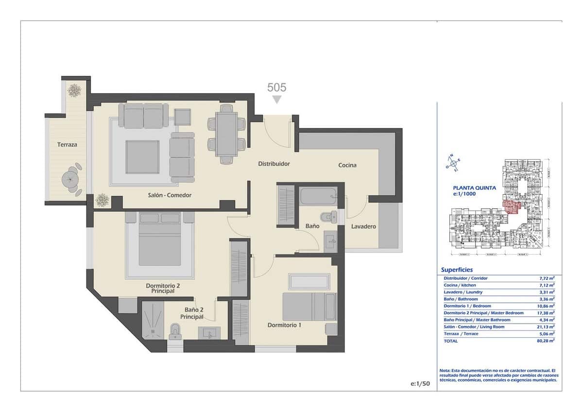 3 sypialnia Apartament na sprzedaż w Marbella z garażem - 385 000 € (Ref: 9401684)
