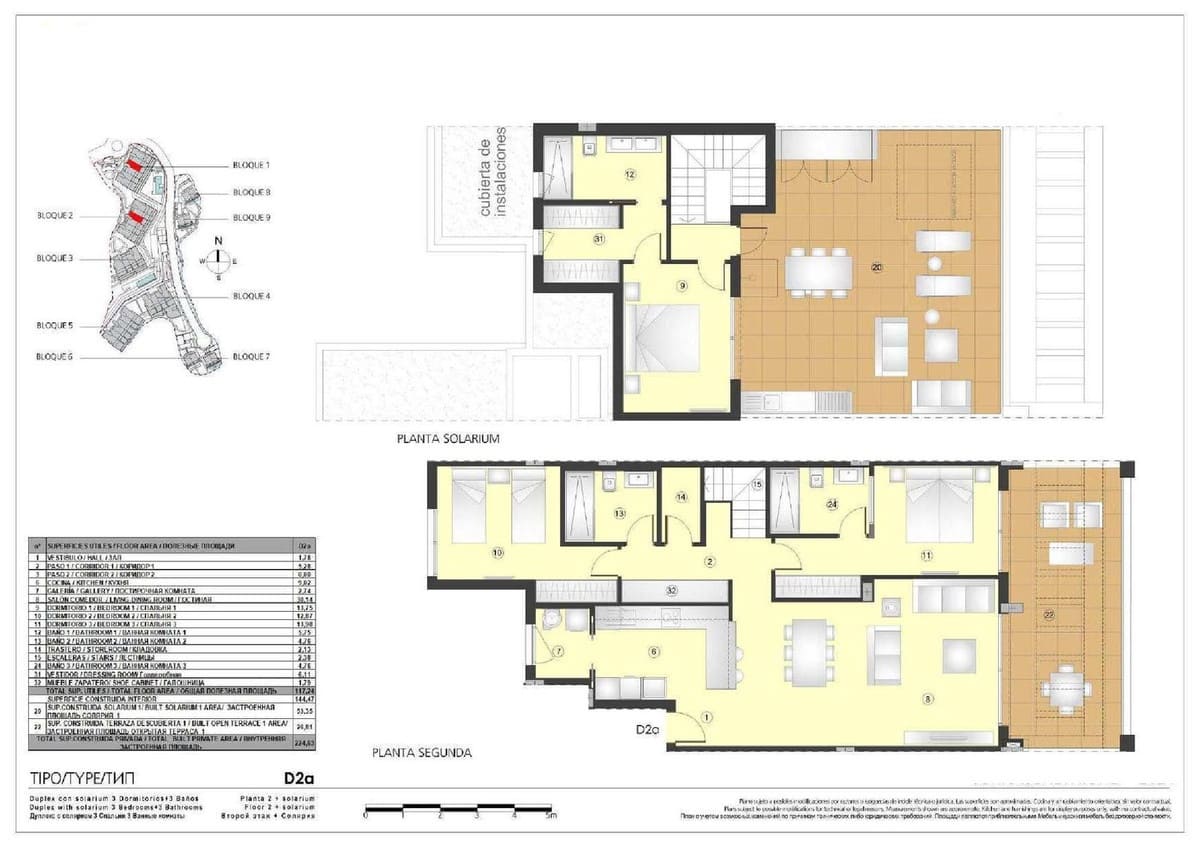 3 slaapkamer Penthouse te koop in New Golden Mile met zwembad garage - € 835.000 (Ref: 9401685)