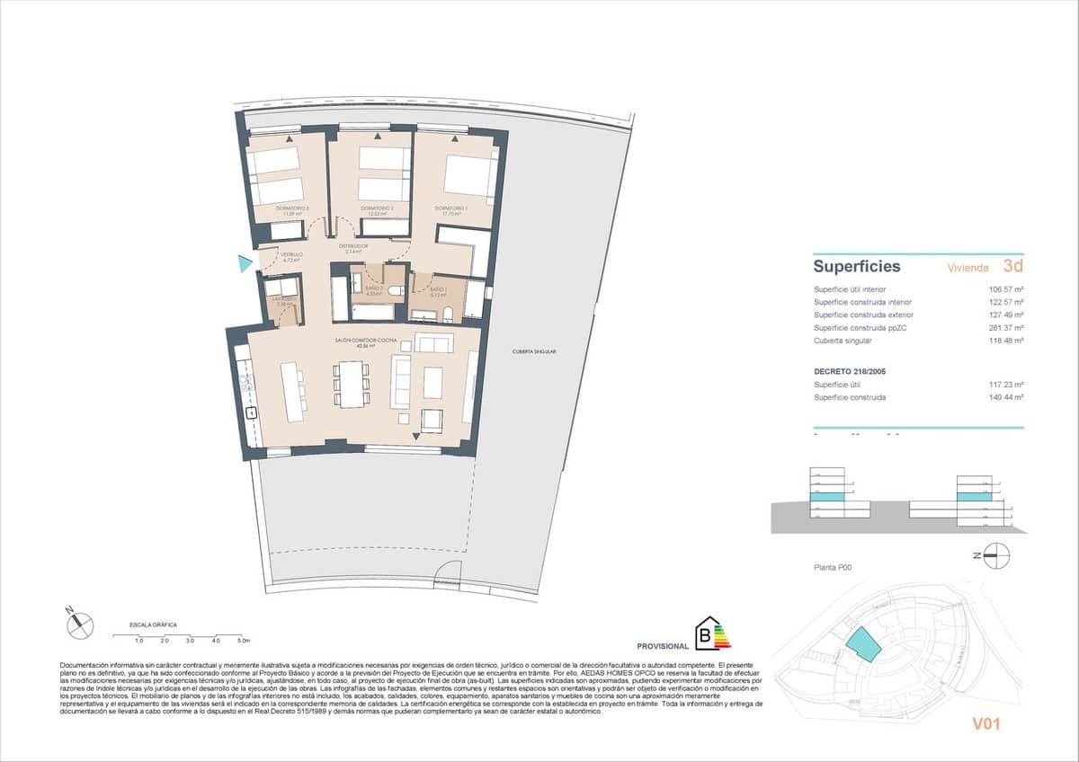 3 sypialnia Apartament na sprzedaż w Estepona z basenem garażem - 608 000 € (Ref: 9401696)