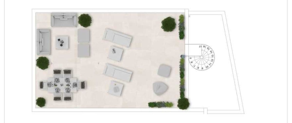 2 makuuhuone Kattohuoneisto myytävänä paikassa Estepona mukana uima-altaan - 430 000 € (Ref: 9409679)