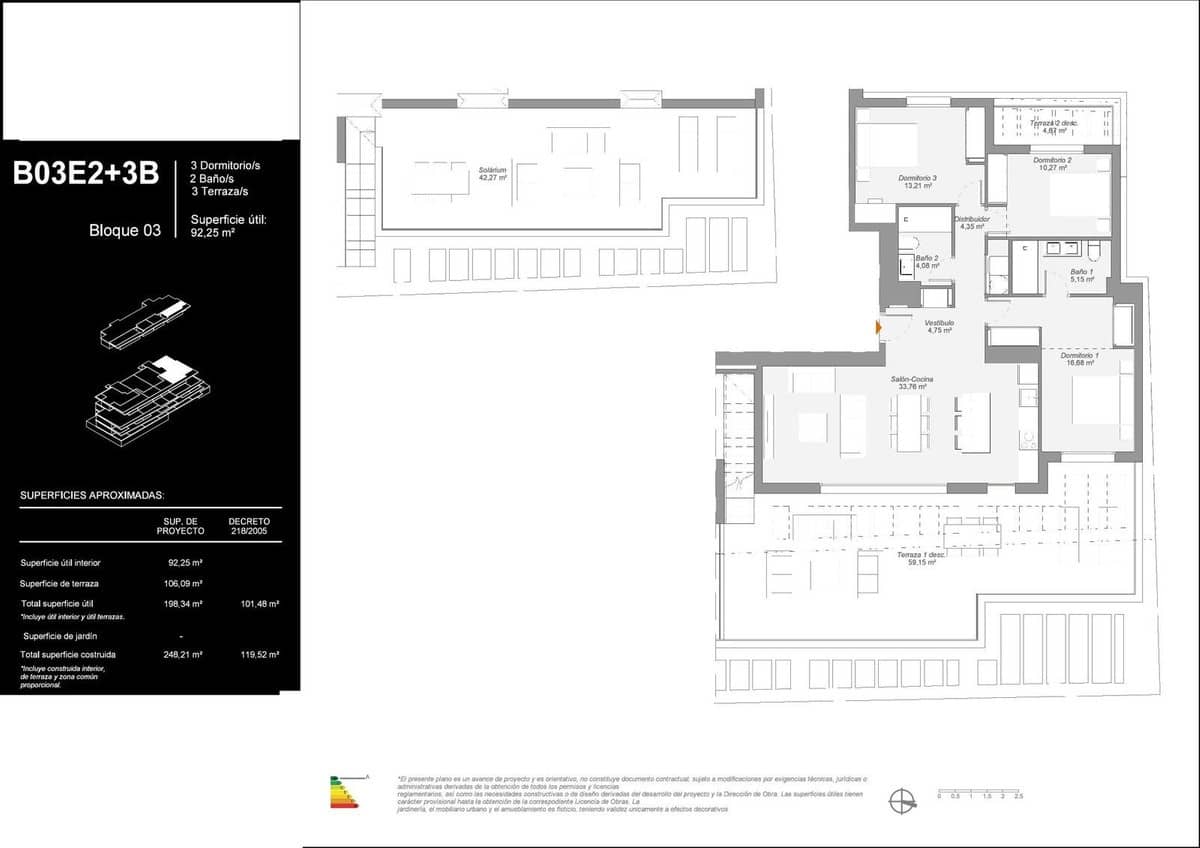 Ático de 3 habitaciones en Estepona en venta con piscina garaje - 745.999 € (Ref: 9414796)