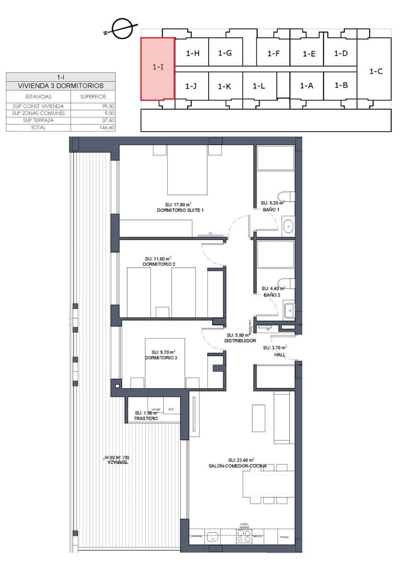 3 slaapkamer Appartement te koop in Benijofar met zwembad - € 354.000 (Ref: 9275600)