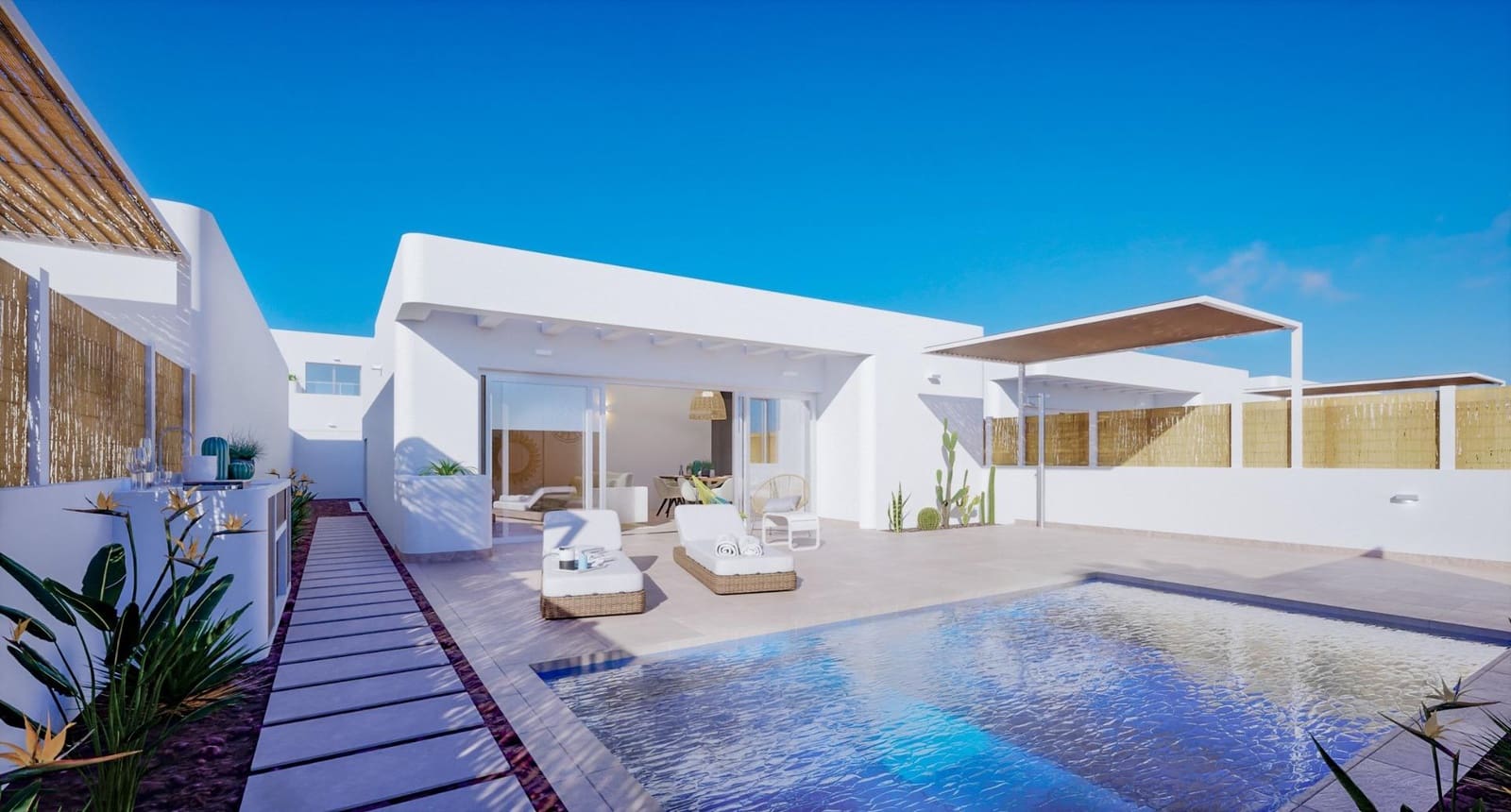 3 chambre Villa/Maison à vendre à Los Alcazares avec piscine - 499 900 € (Ref: 9275604)