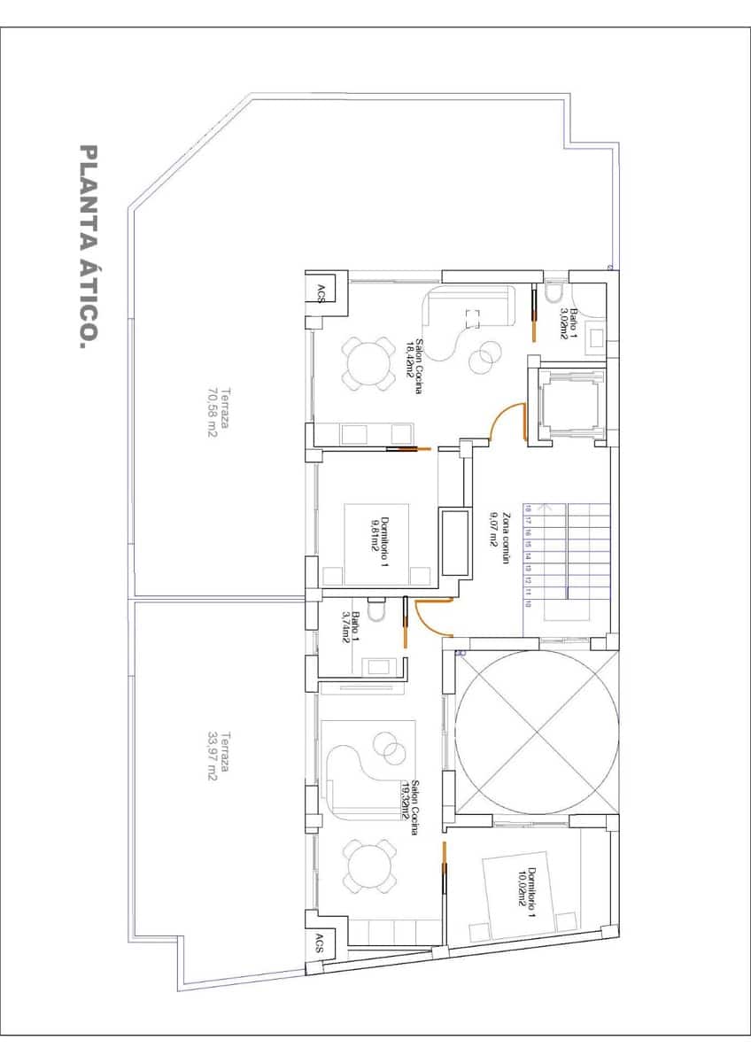 1 camera da letto Attico in vendita in Guardamar del Segura - 269.500 € (Rif: 9275808)
