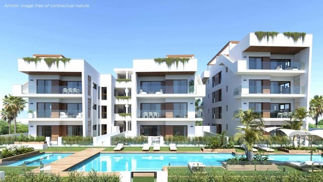 Ático de 2 habitaciones en Centro, Los Alcázares en venta con piscina - 349.000 € (Ref: 9642912)