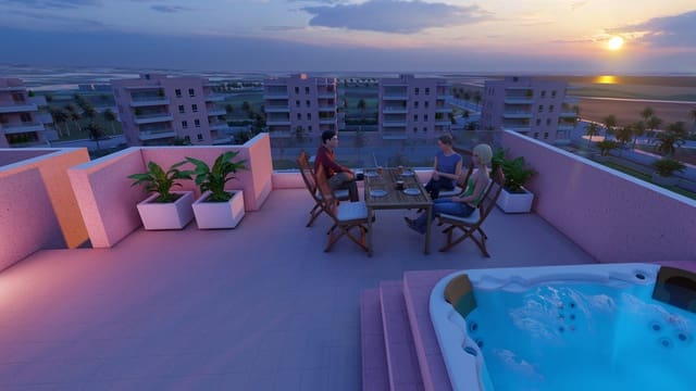 Ático de 3 habitaciones en El Raso, Guardamar del Segura en venta con piscina - 344.900 € (Ref: 9642932)