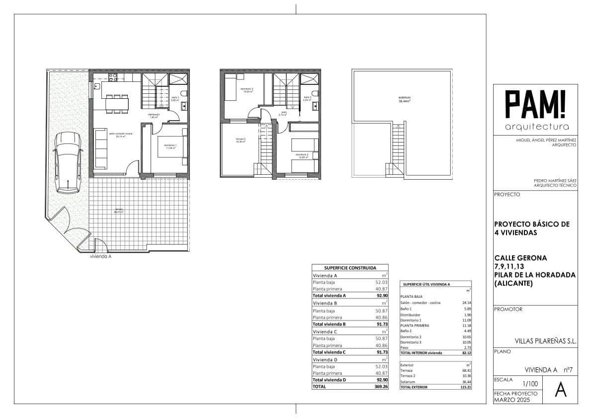 3 quarto Apartamento para venda em Pilar de la Horadada com piscina - 295 000 € (Ref: 9758023)