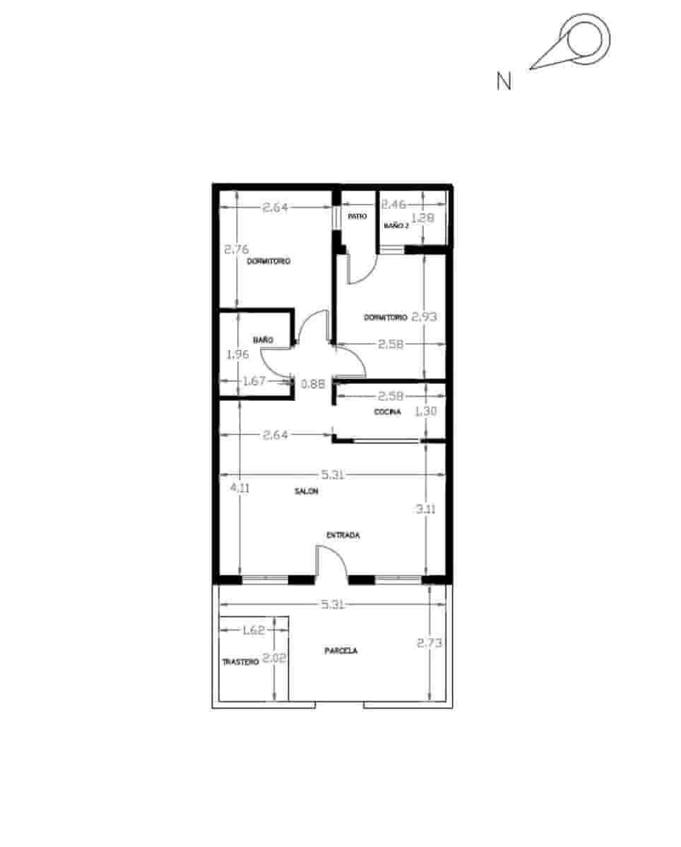 Adosado de 2 habitaciones en La Siesta en venta - 129.969 € (Ref: 9819321)