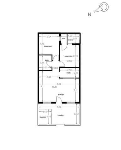 Adosado de 2 habitaciones en La Siesta, Torrevieja en venta - 129.969 € (Ref: 9819321)