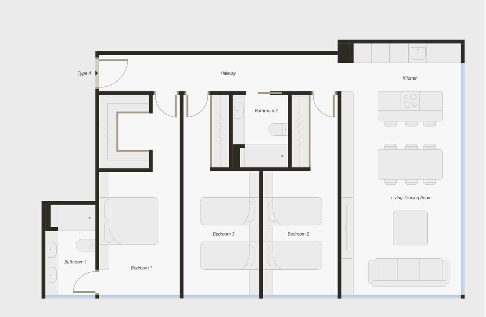 3 quarto Penthouse para venda em Estepona com piscina garagem - 997 500 € (Ref: 10042631)