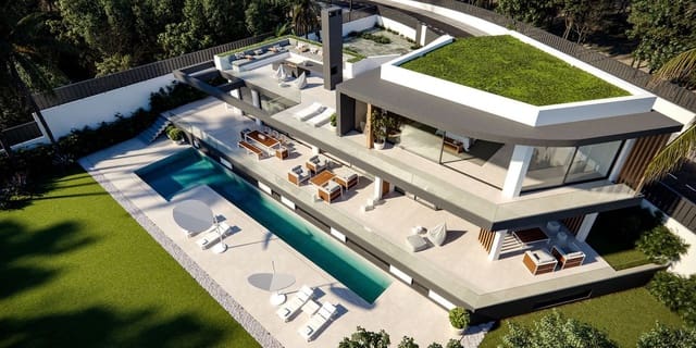 6 soverom Villa til salgs i Golden Mile, Marbella med svømmebasseng garasje - € 2 949 000 (Ref: 6904817)