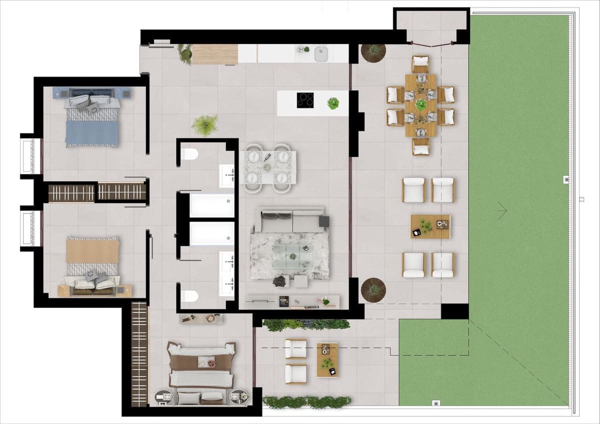 3 bedroom Apartment for sale in Marbella with pool garage - € 499,000 (Ref: 7074382)