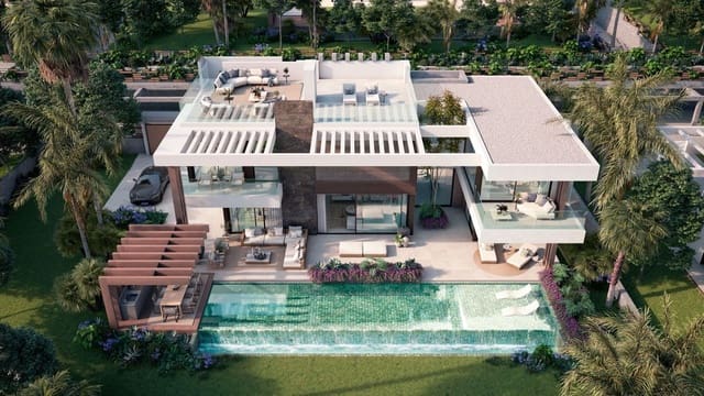 5 sypialnia Willa na sprzedaż w Las Brisas, Marbella z basenem garażem - 4 550 000 € (Ref: 8511517)