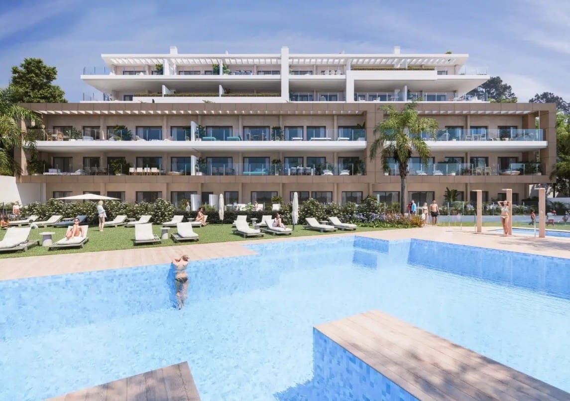 2 soverom Penthouse til salgs i New Golden Mile med svømmebasseng garasje - € 539 000 (Ref: 8630033)