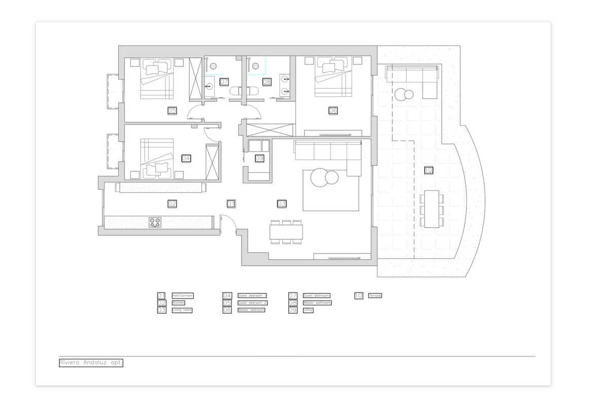 Apartamento de 4 habitaciones en San Pedro de Alcantara en venta con piscina - 695.000 € (Ref: 8948574)