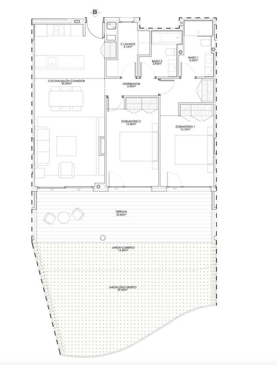 2 soveværelse Lejlighed til salg i Estepona med swimmingpool garage - € 441.000 (Ref: 9062179)