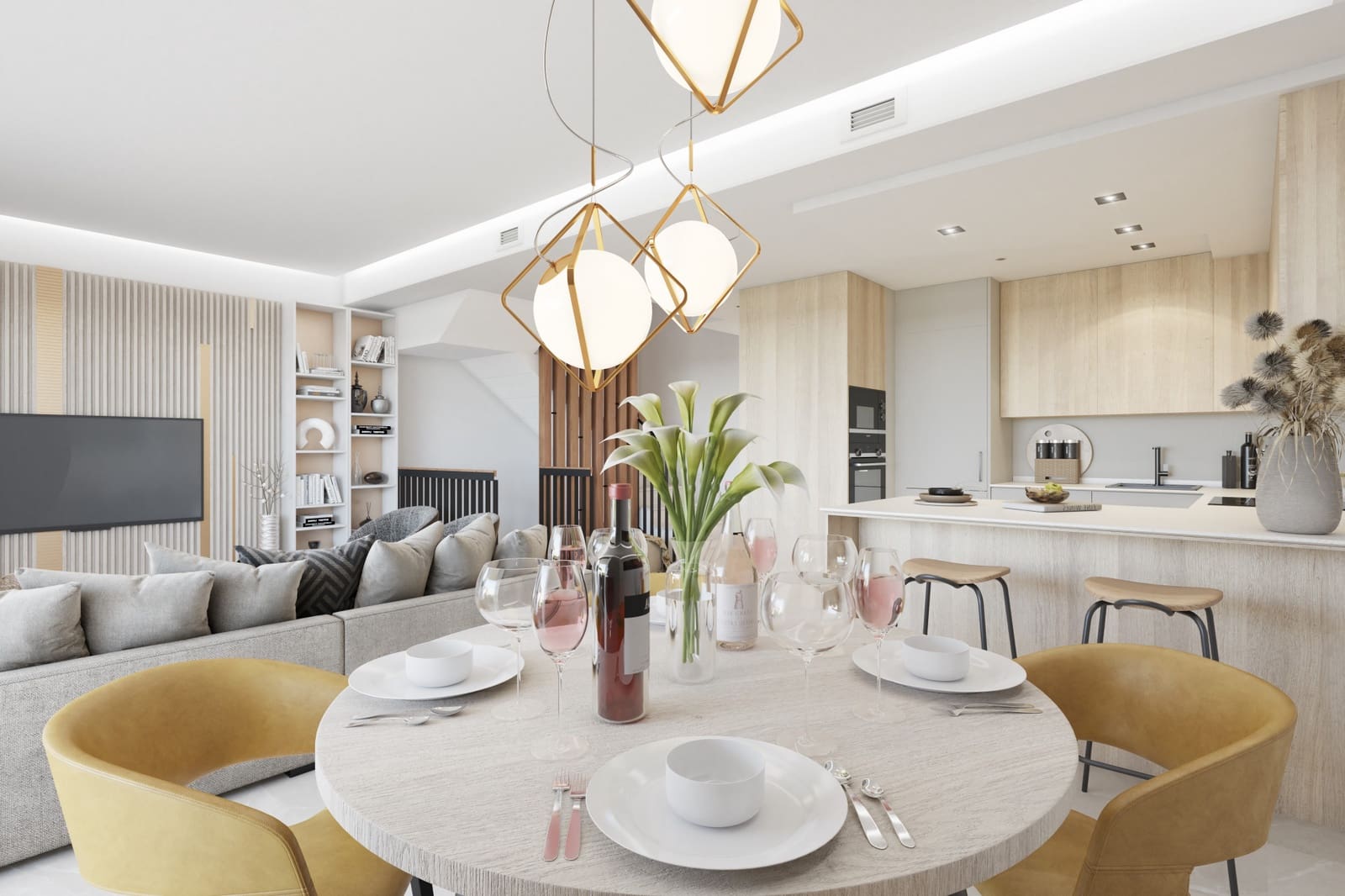 3 soverom Hus til salgs i Mijas Costa med svømmebasseng garasje - € 631 000 (Ref: 9141446)