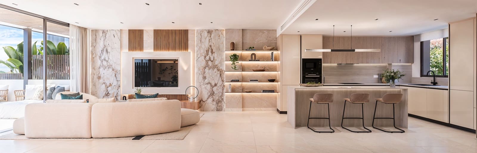 2 sovrum Lägenhet till salu i New Golden Mile med pool garage - 550 000 € (Ref: 9256828)