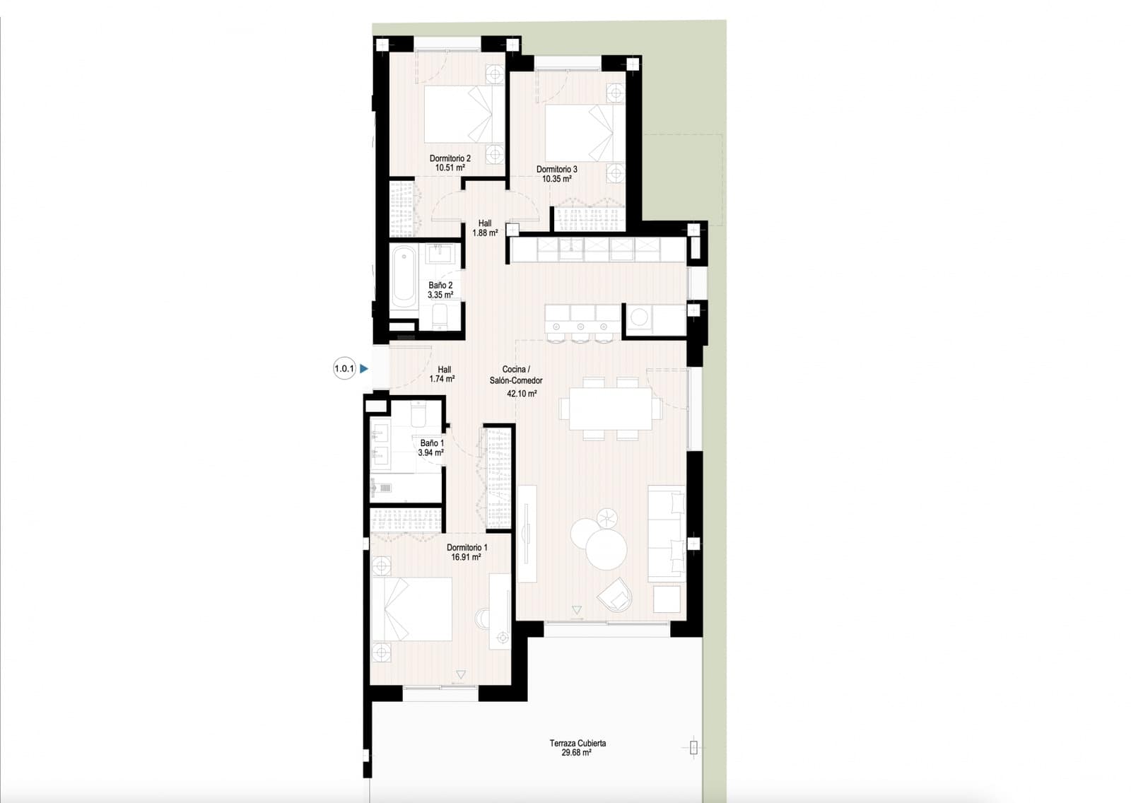 2 soveværelse Penthouse til salg i Casares med swimmingpool garage - € 463.000 (Ref: 9297146)