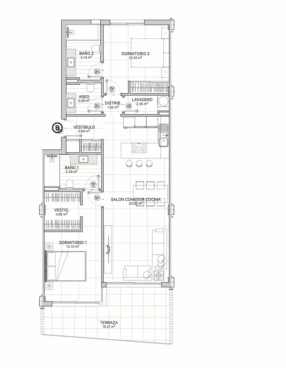 2 bedroom Apartment for sale in Fuengirola with pool garage - € 430,000 (Ref: 9349126)