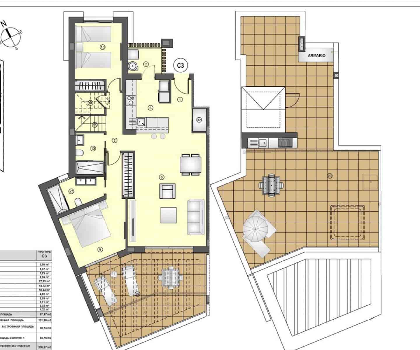 2 chambre Penthouse à vendre à Fuengirola avec piscine garage - 795 000 € (Ref: 9431250)