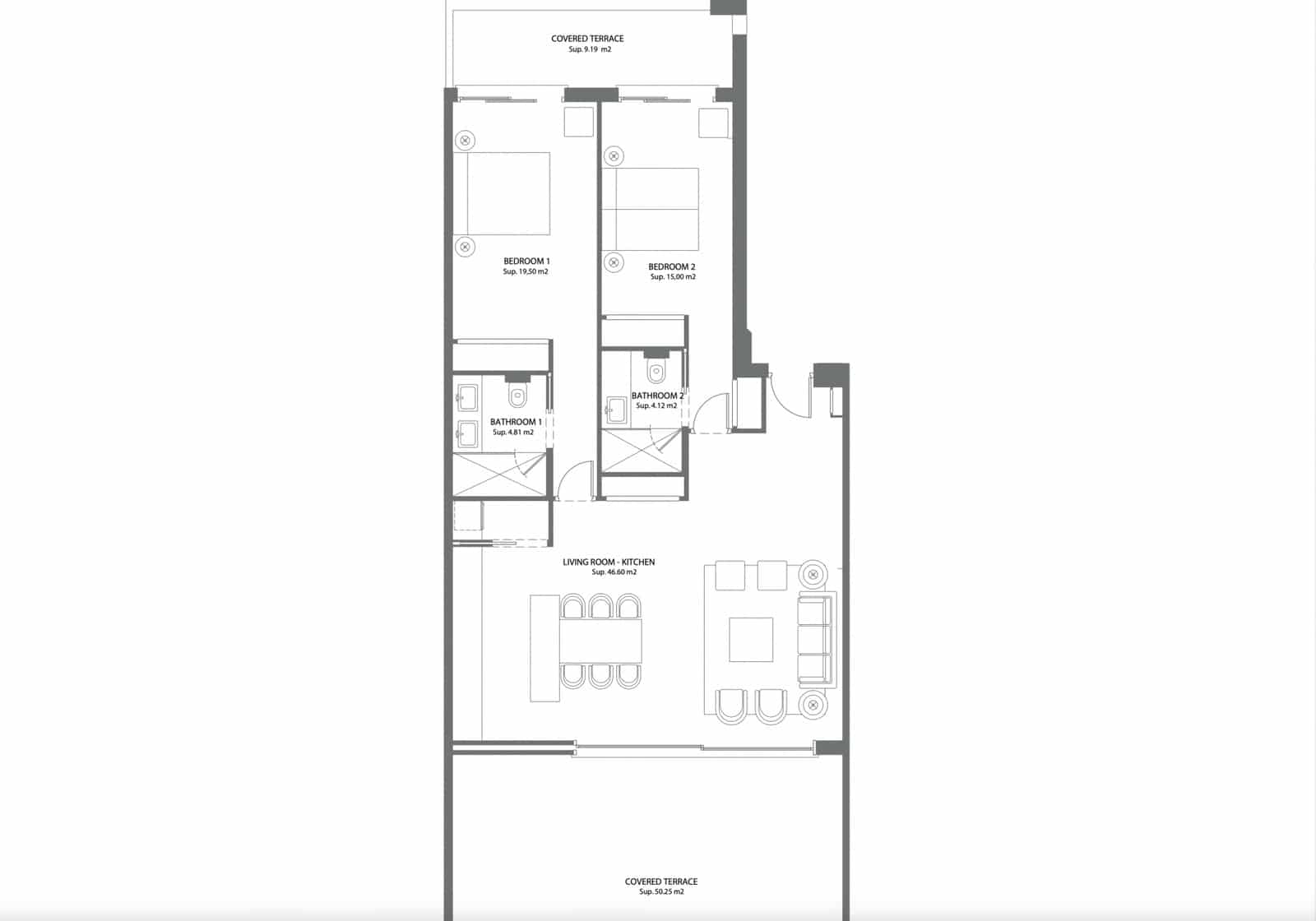2 bedroom Apartment for sale in Marbella with pool garage - € 845,000 (Ref: 9431251)