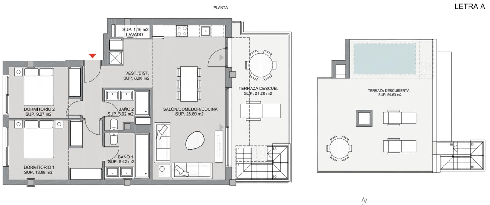 2 soveværelse Penthouse til salg i La Cala de Mijas med swimmingpool garage - € 593.900 (Ref: 9533364)