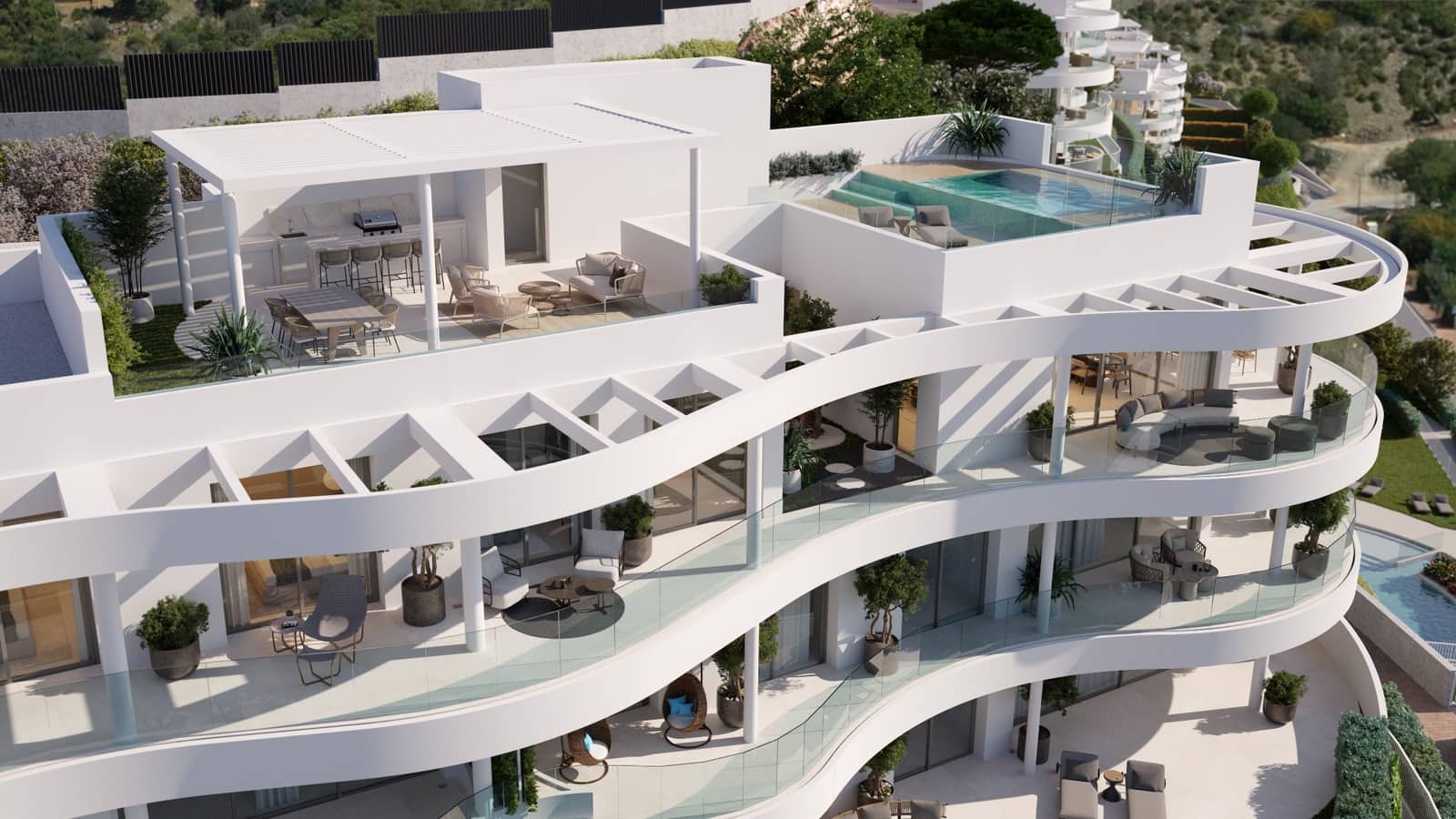 4 slaapkamer Penthouse te koop in La Quinta met zwembad garage - € 2.995.000 (Ref: 9551055)