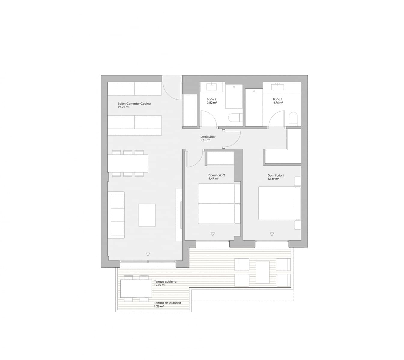 2 Zimmer Apartment zu verkaufen in Mijas Costa mit Pool Garage - 375.000 € (Ref: 9615212)