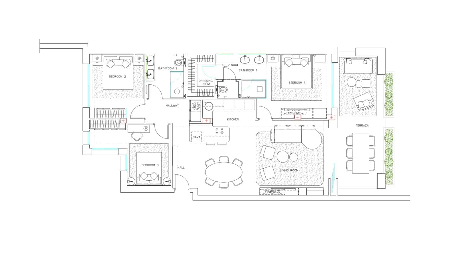 3 soveværelse Lejlighed til salg i El Velerin med swimmingpool garage - € 1.995.000 (Ref: 9772795)
