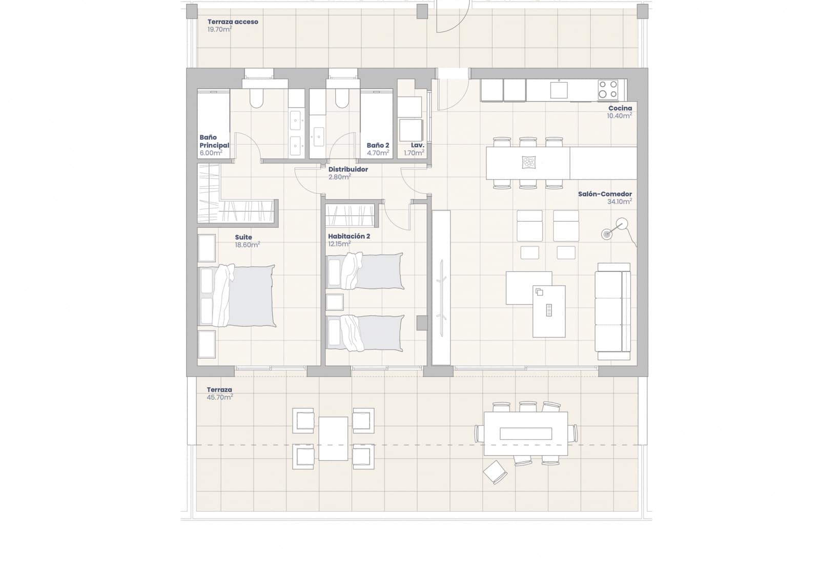 2 chambre Appartement à vendre à Estepona avec piscine garage - 561 000 € (Ref: 9772796)
