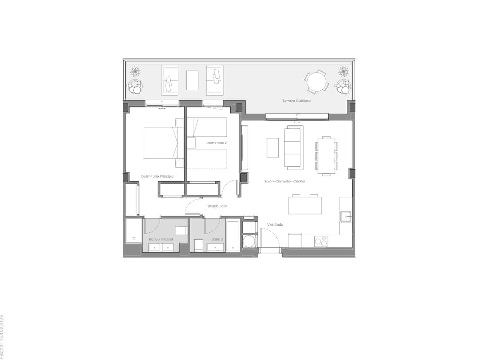 2 sypialnia Apartament na sprzedaż w Buenas Noches z basenem garażem - 410 000 € (Ref: 9822342)
