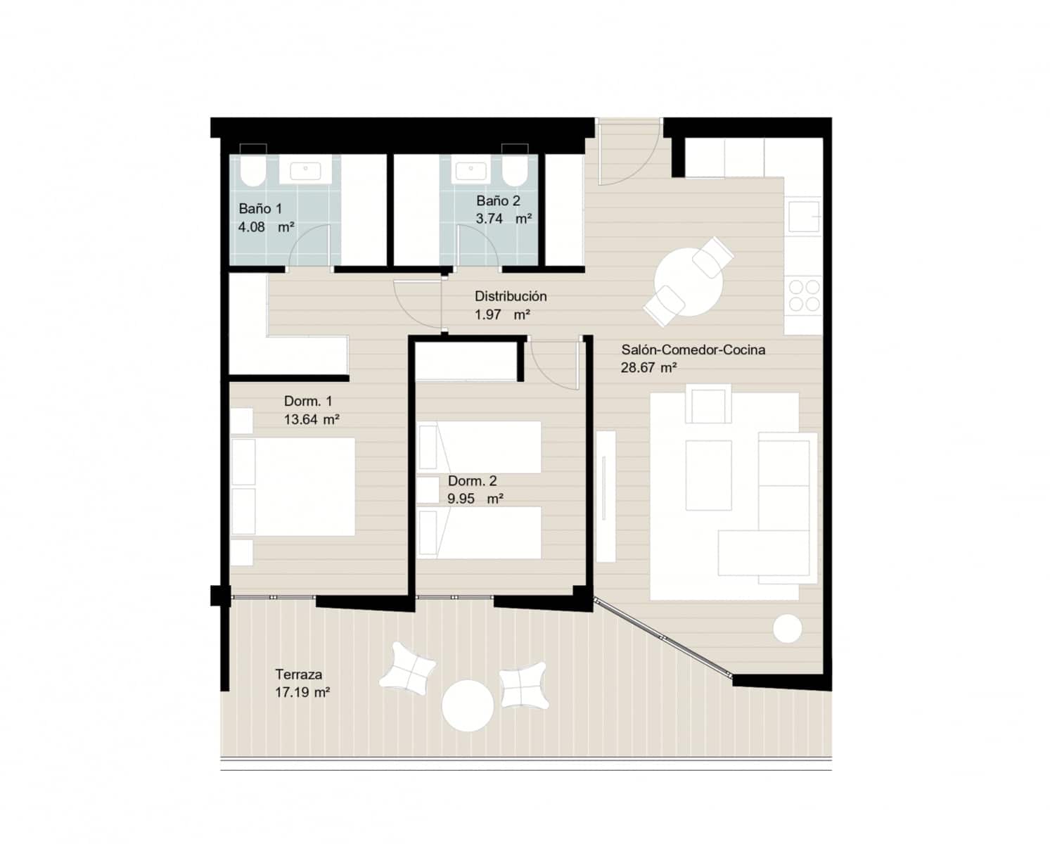 2 bedroom Apartment for sale in Manilva with pool garage - € 480,000 (Ref: 9822343)